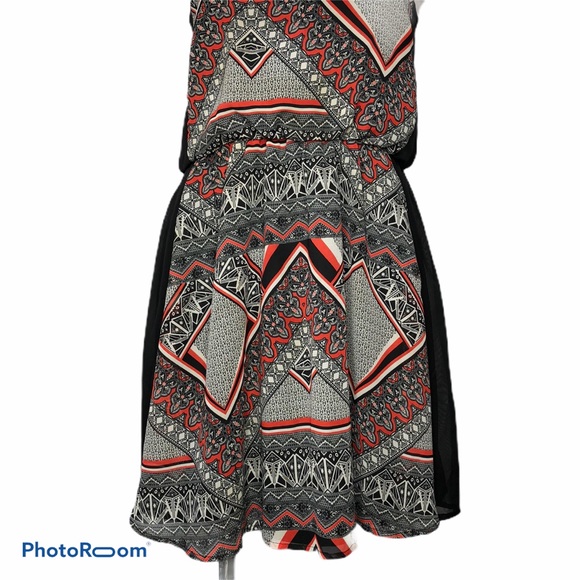 Alya Multicolored Print Halter Mini Dress - Picture 3 of 8